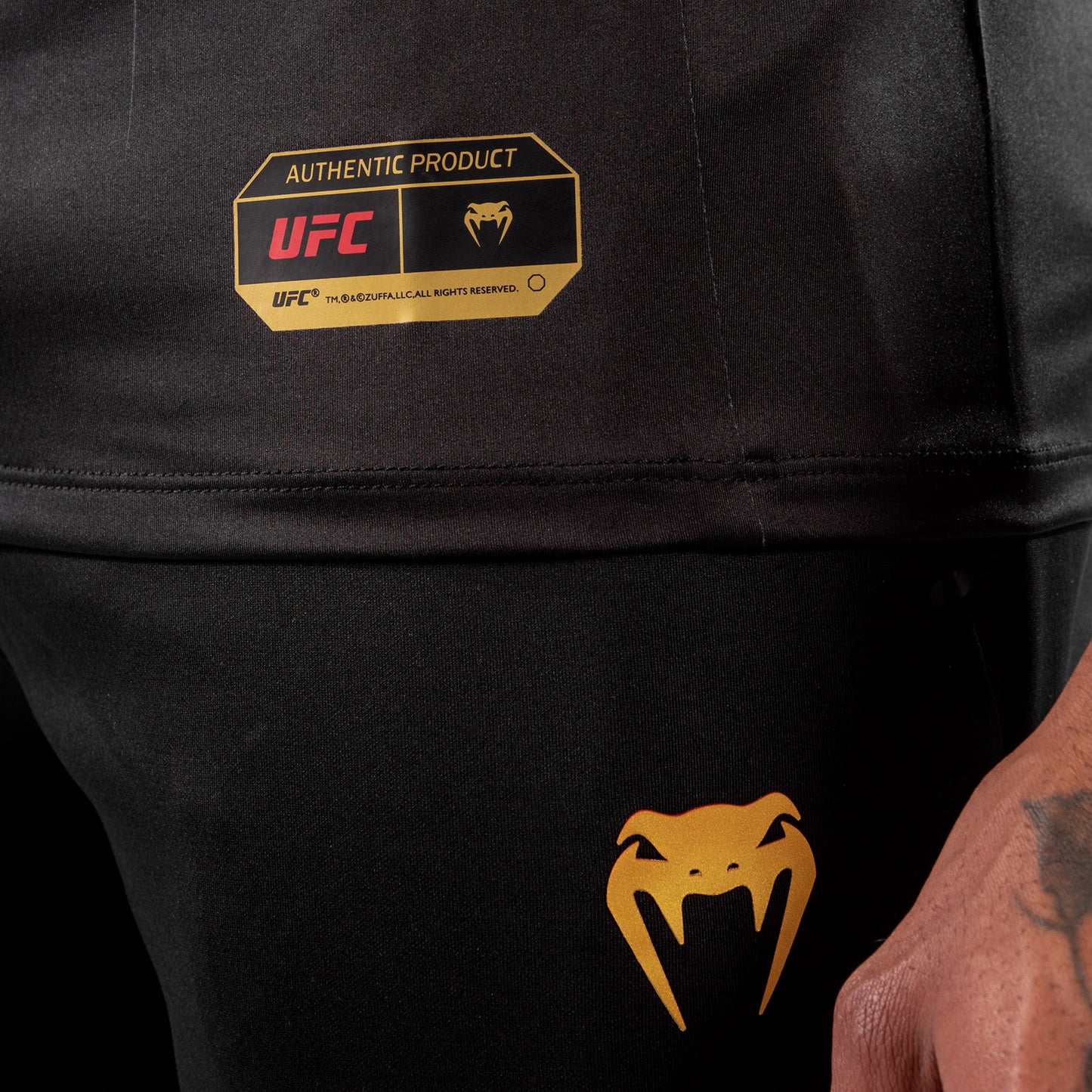 Camiseta Técnica Para Hombre Personalizada UFC Venum Authentic Fight Night - Campeón