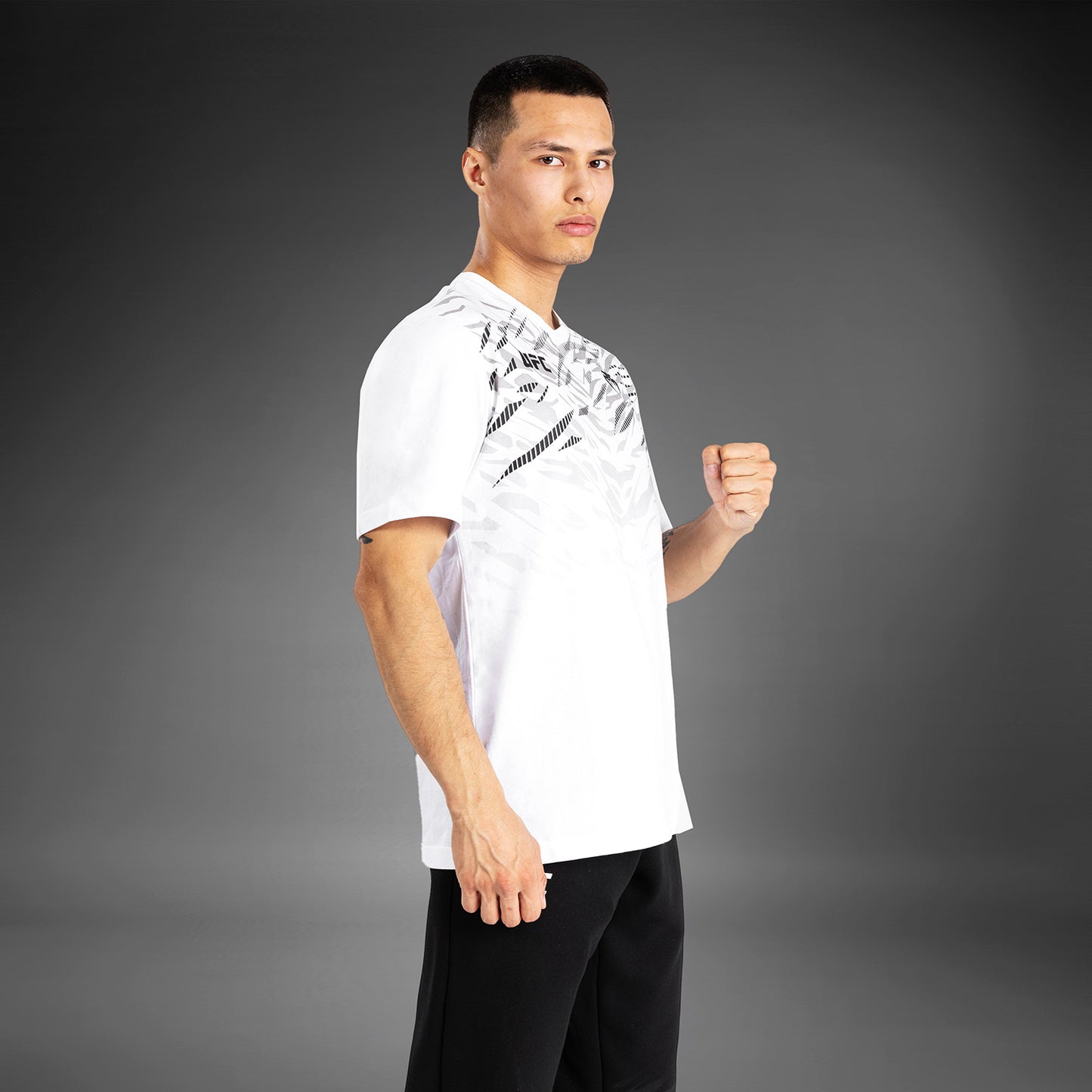 UFC Fusion by Venum Replica Camiseta de Manga Corta para Hombre - Blanco