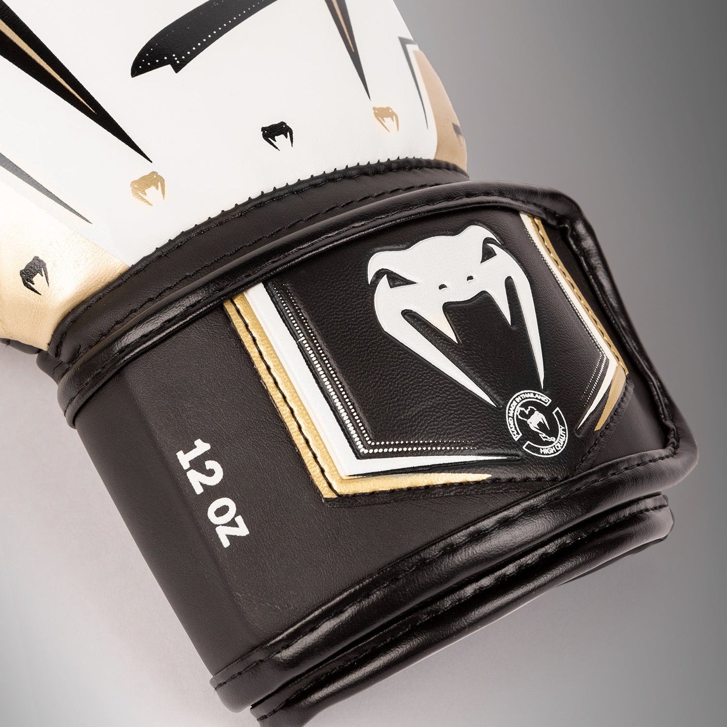 Guantes de boxeo Venum Elite Evo - Blanco/Dorado
