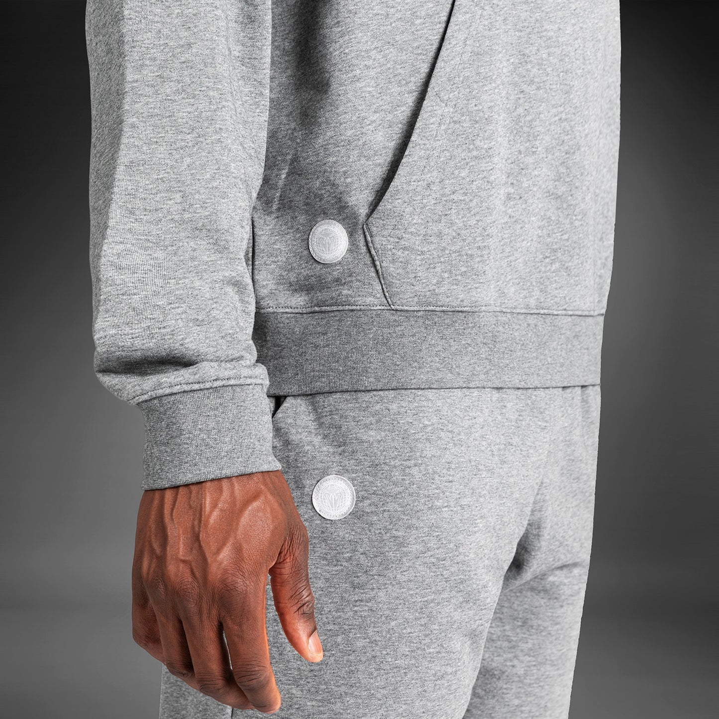 Venum Vortex XL Lite Sudadera Con Capucha para Hombre - Gris Jaspeado Claro