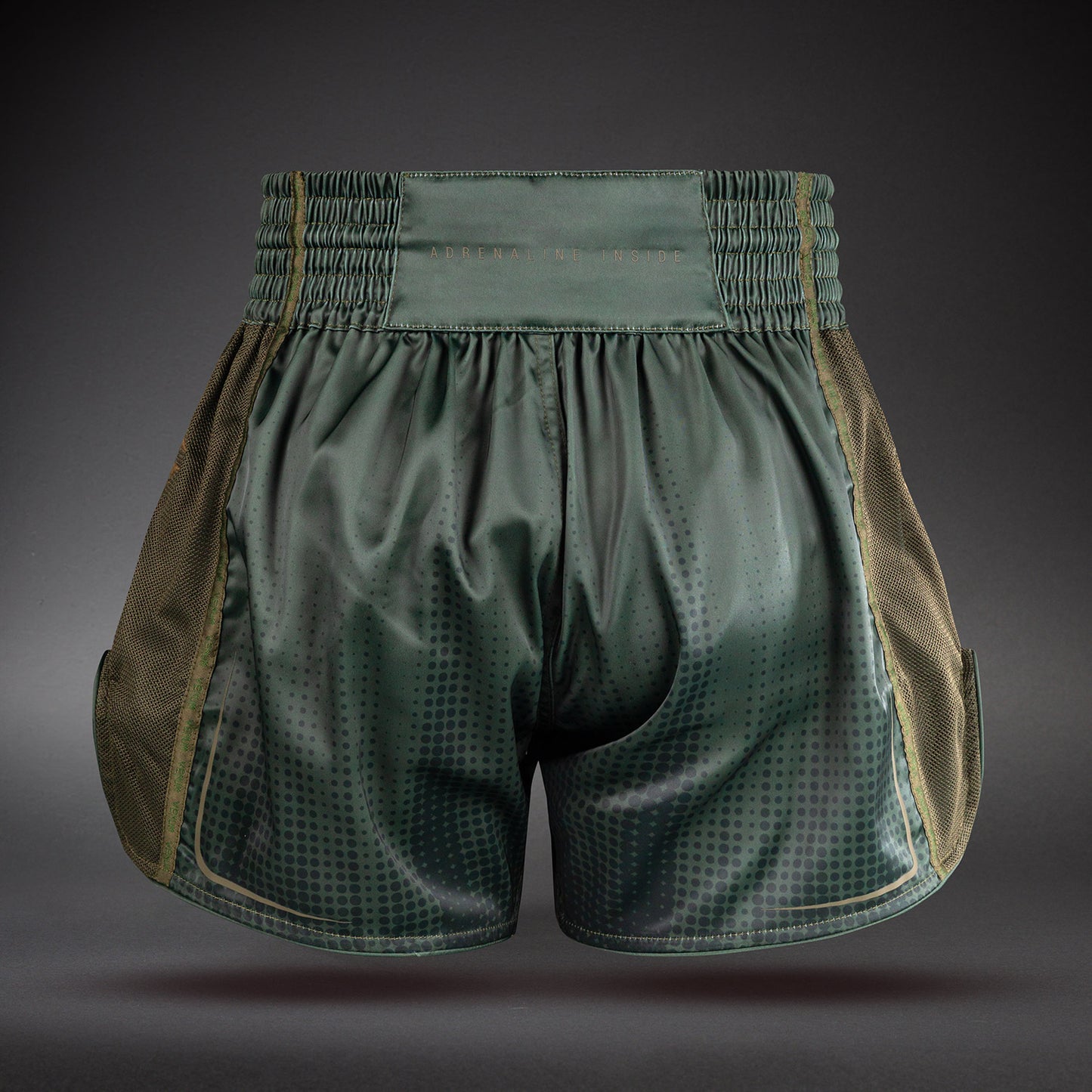 Venum Stealth Short de Muay Thai – Caqui/Verde Oscuro