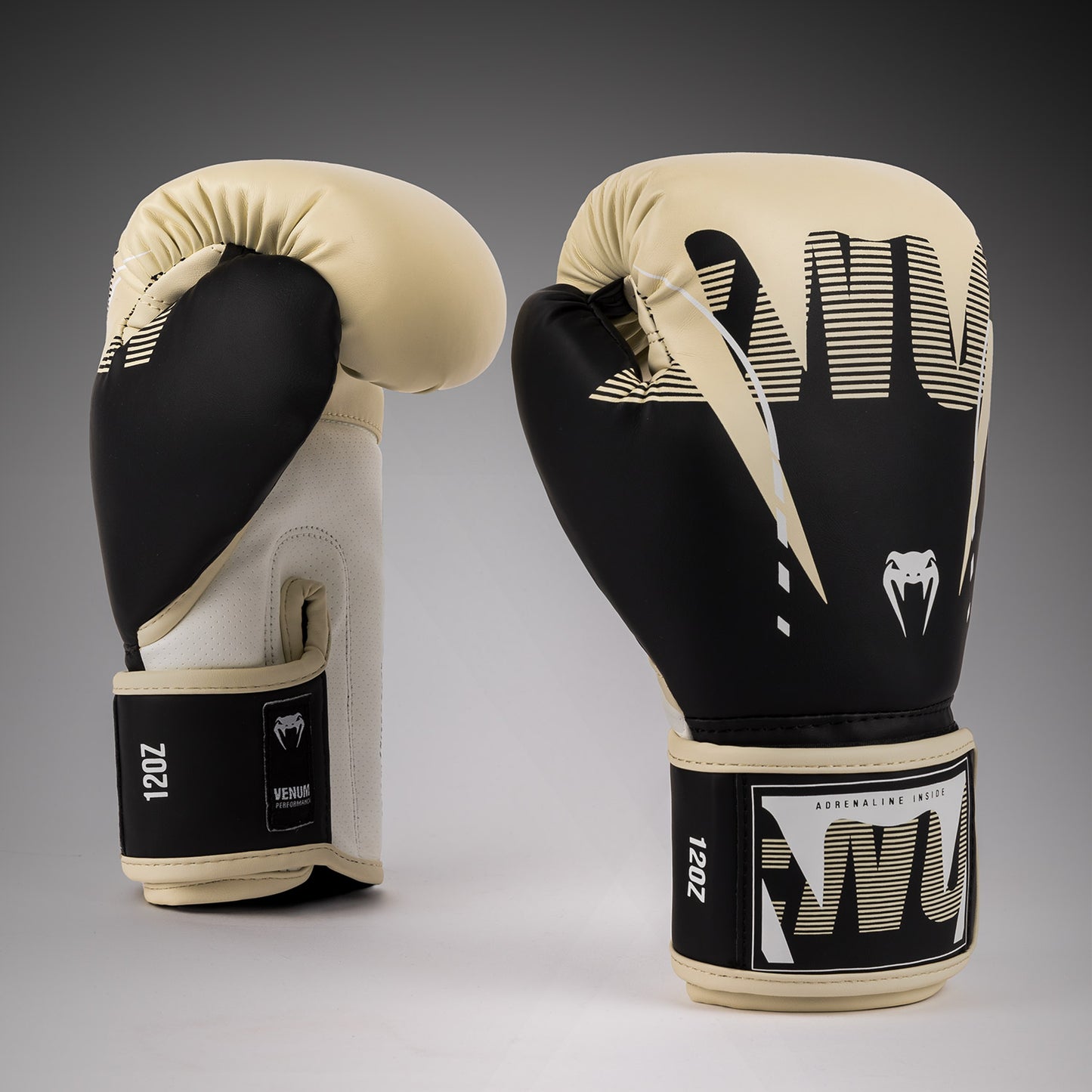 Venum Adrenaline Guantes de Boxeo – Negro/Marfil