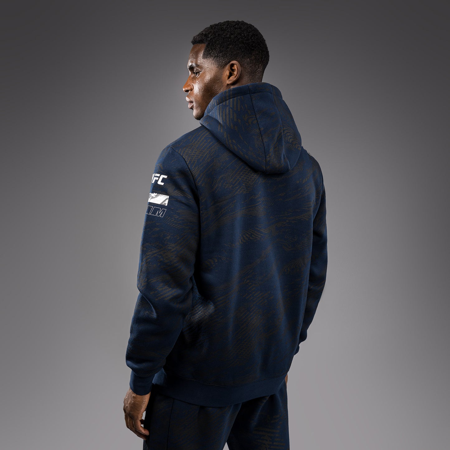 UFC Fusion by Venum Fight Week Sudadera con Capucha para Hombre - Azul oceánico