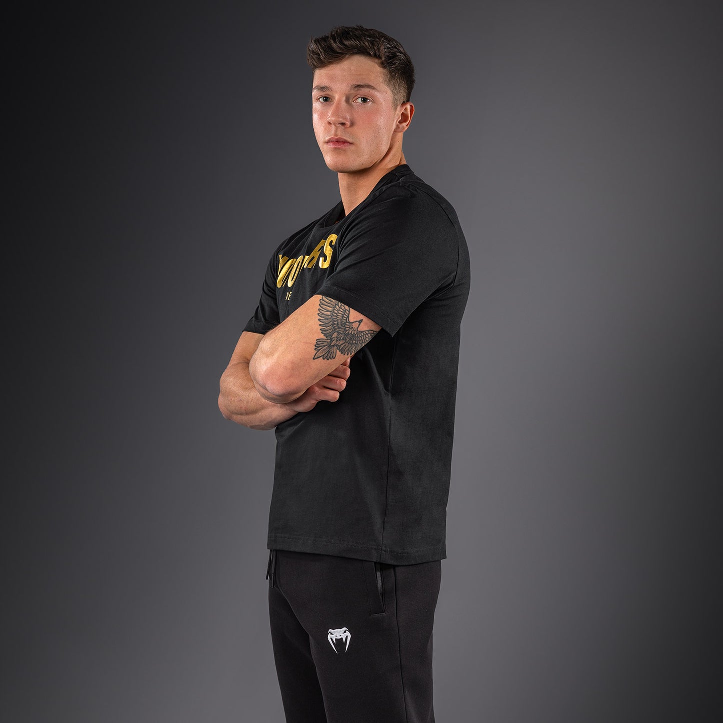 Venum Motorsports VT Camiseta - Negro/Oro