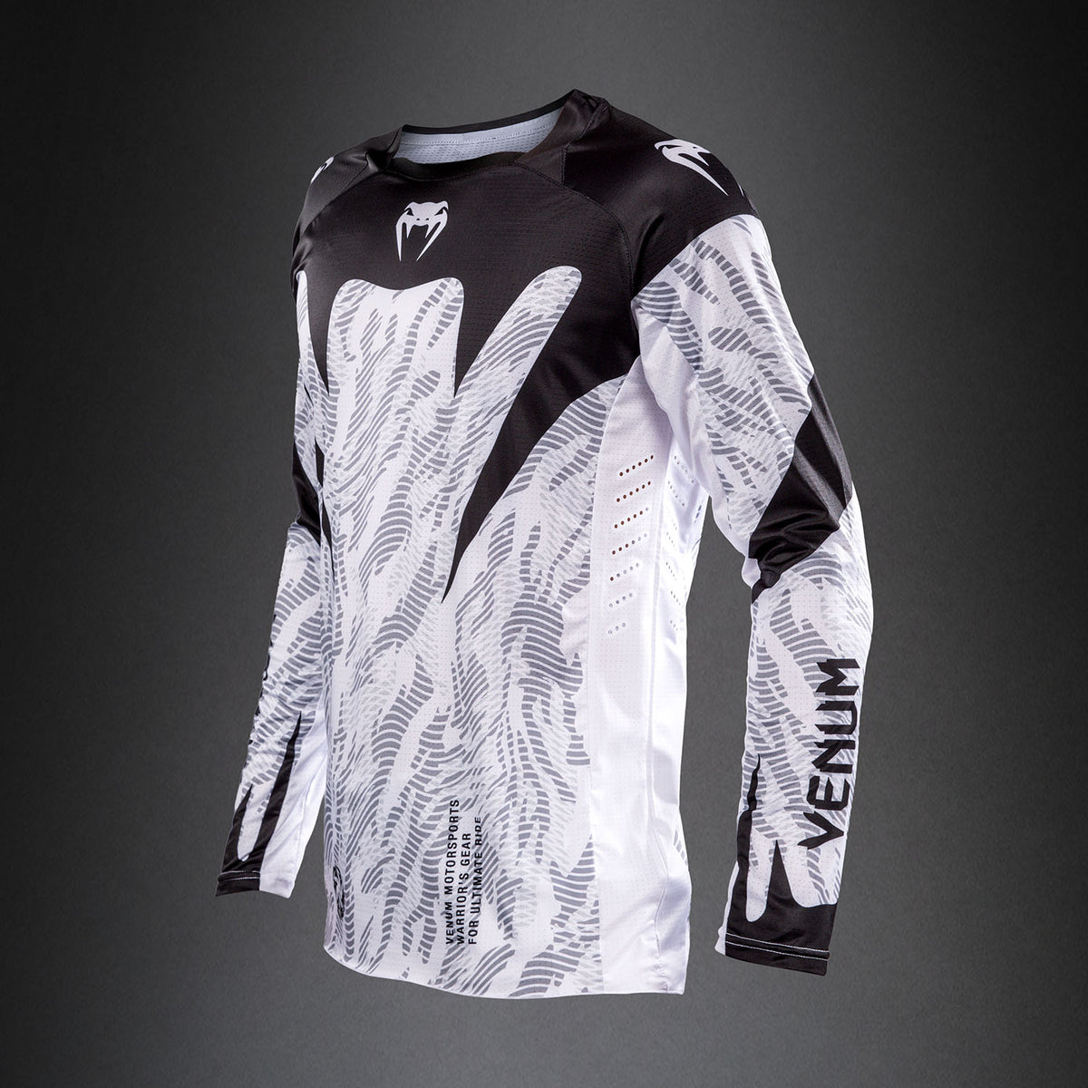 Venum MX Elite Camiseta de Motorsports - Blanco