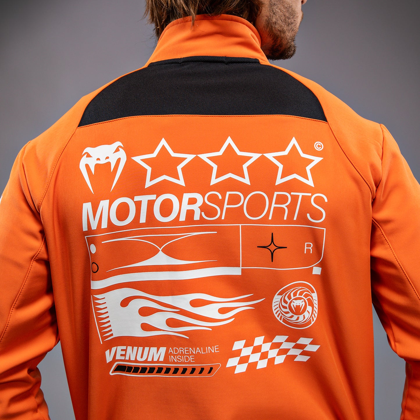 Venum Motorsport Chaqueta Softshell - Mandarina