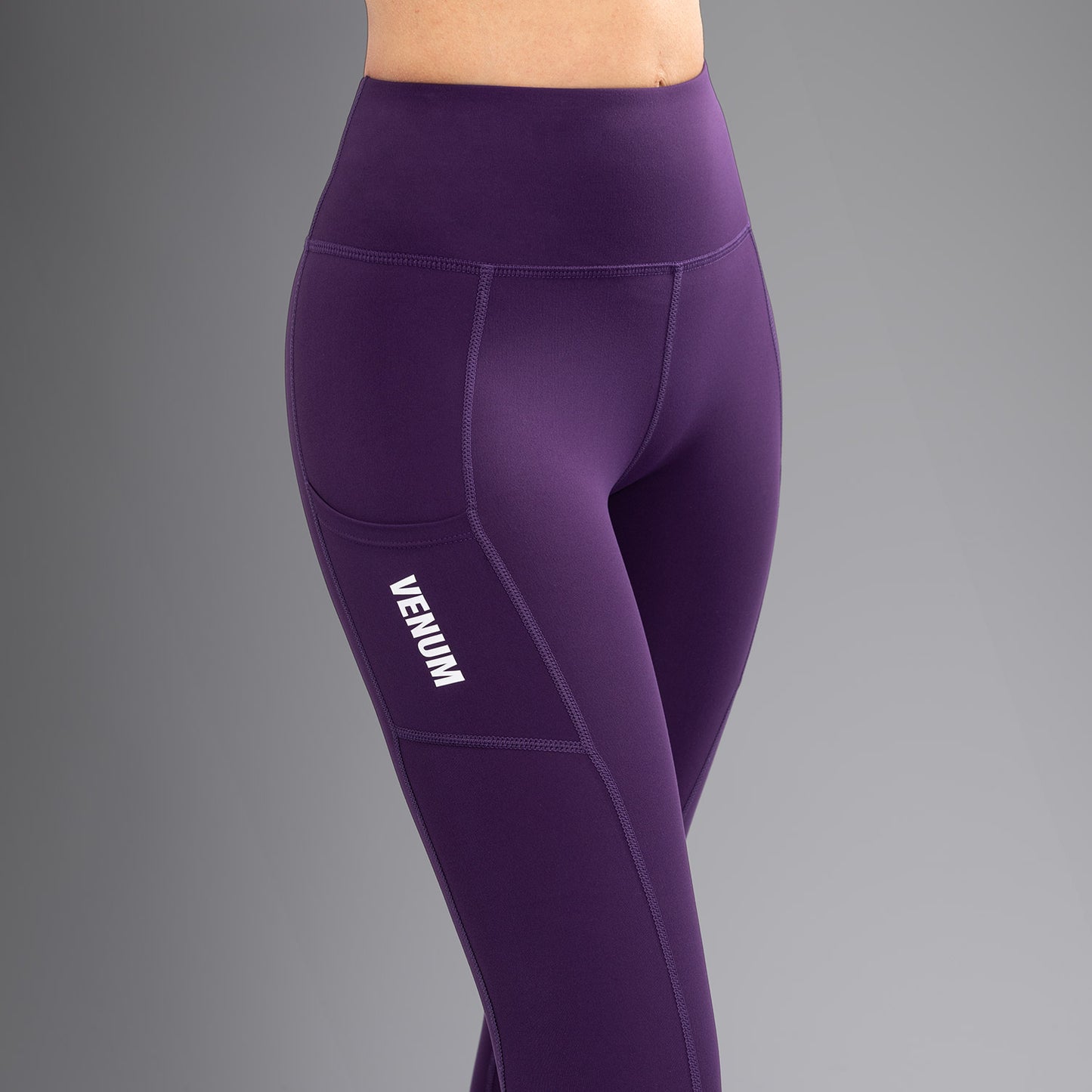 Venum Essential Leggings de Rendimiento es para Muje - Púrpura Profundo