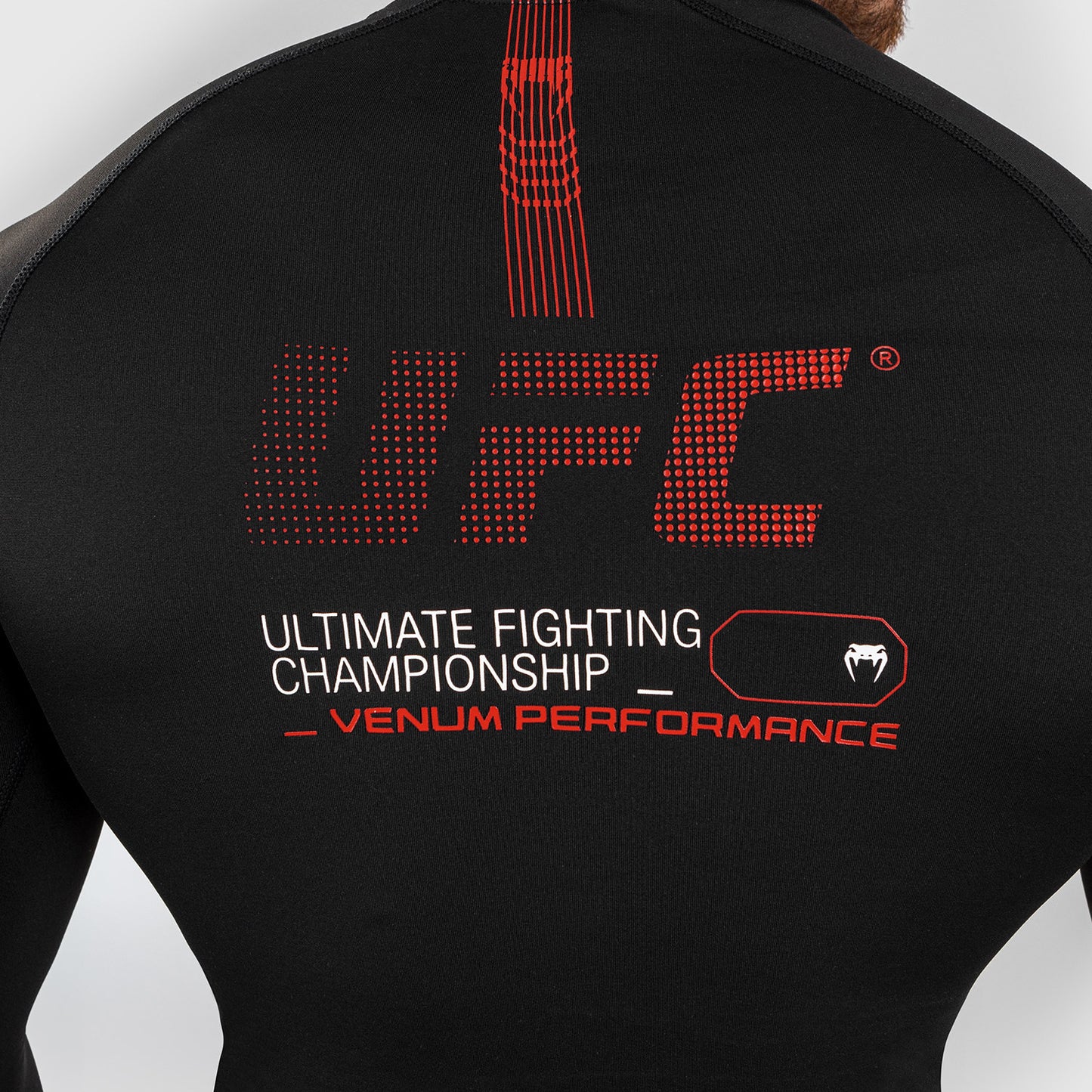 UFC Adrenaline by Venum Fight Week Lycra de manga larga de alto rendimiento para Hombre - Negra