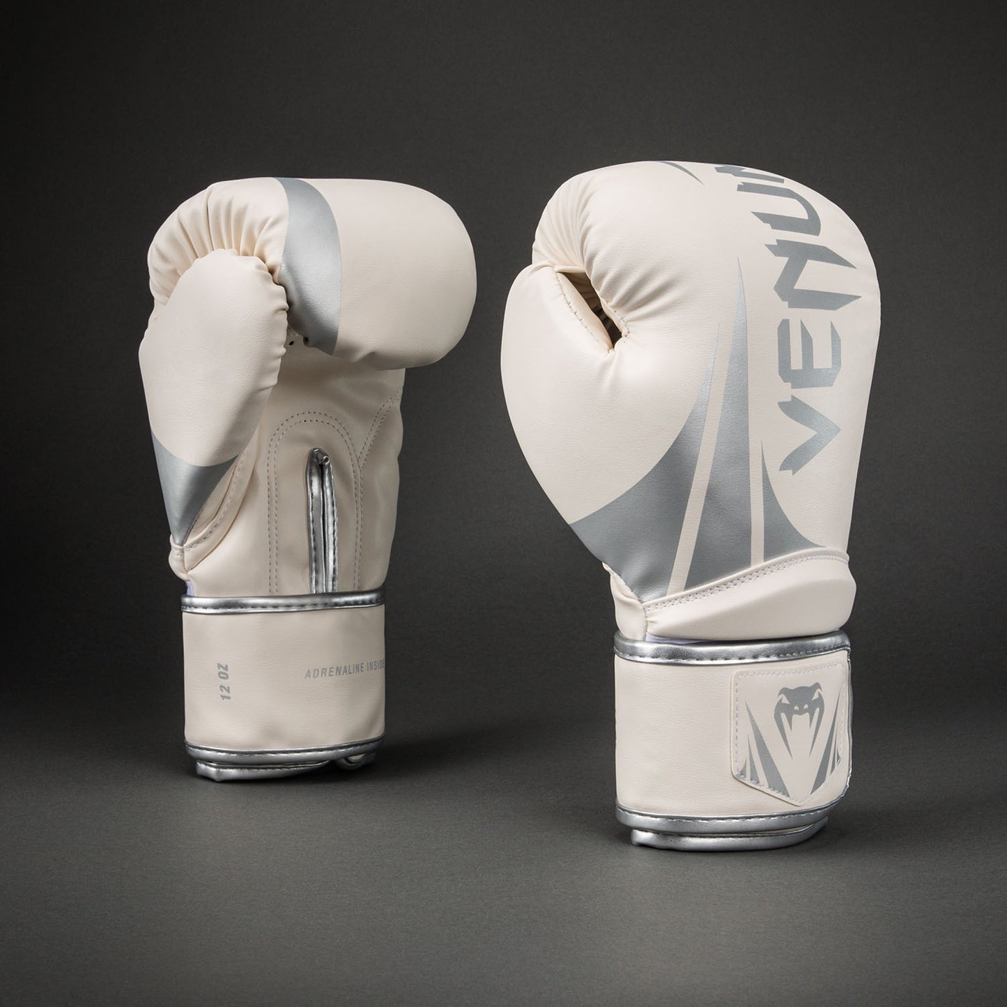 Venum Challenger 2.5 Guantes de Boxeo – Blanco/Plateado