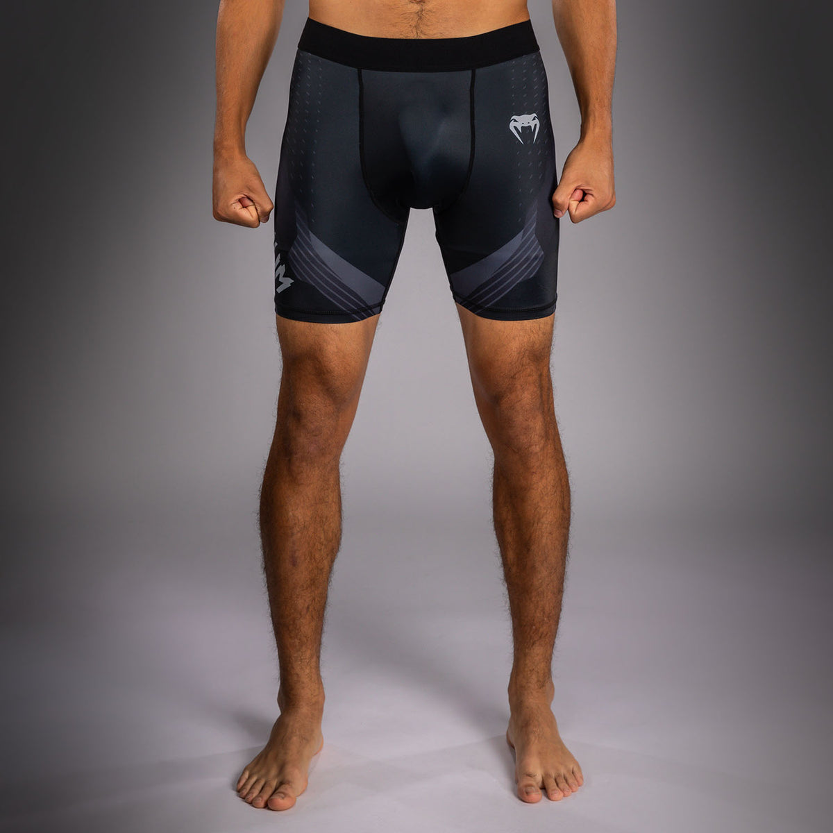 Venum No-Gi 6.0 Pantalón Corto de Compresión - Negro/Gris