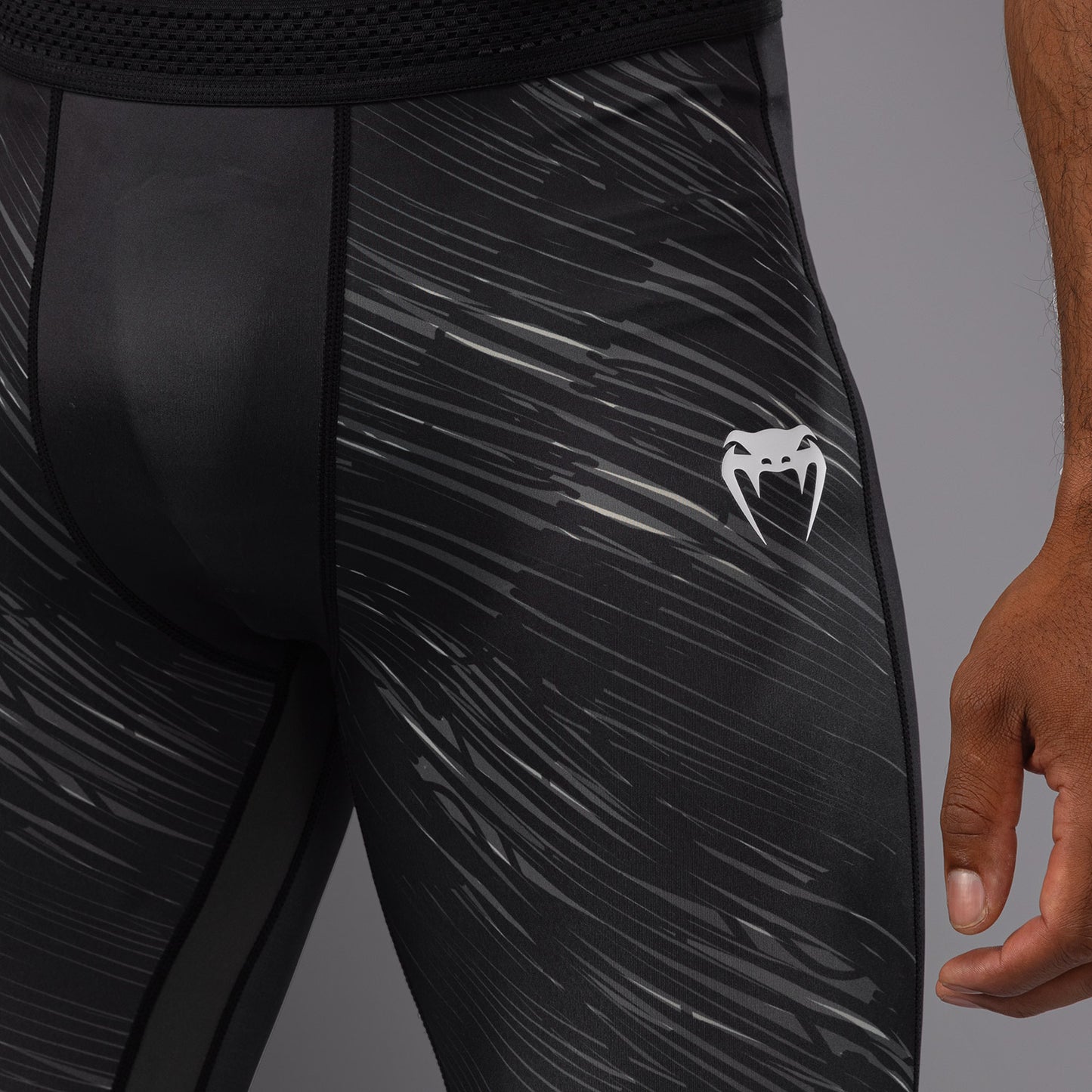 Venum Rapid Spats - Negro/Gris Tormenta