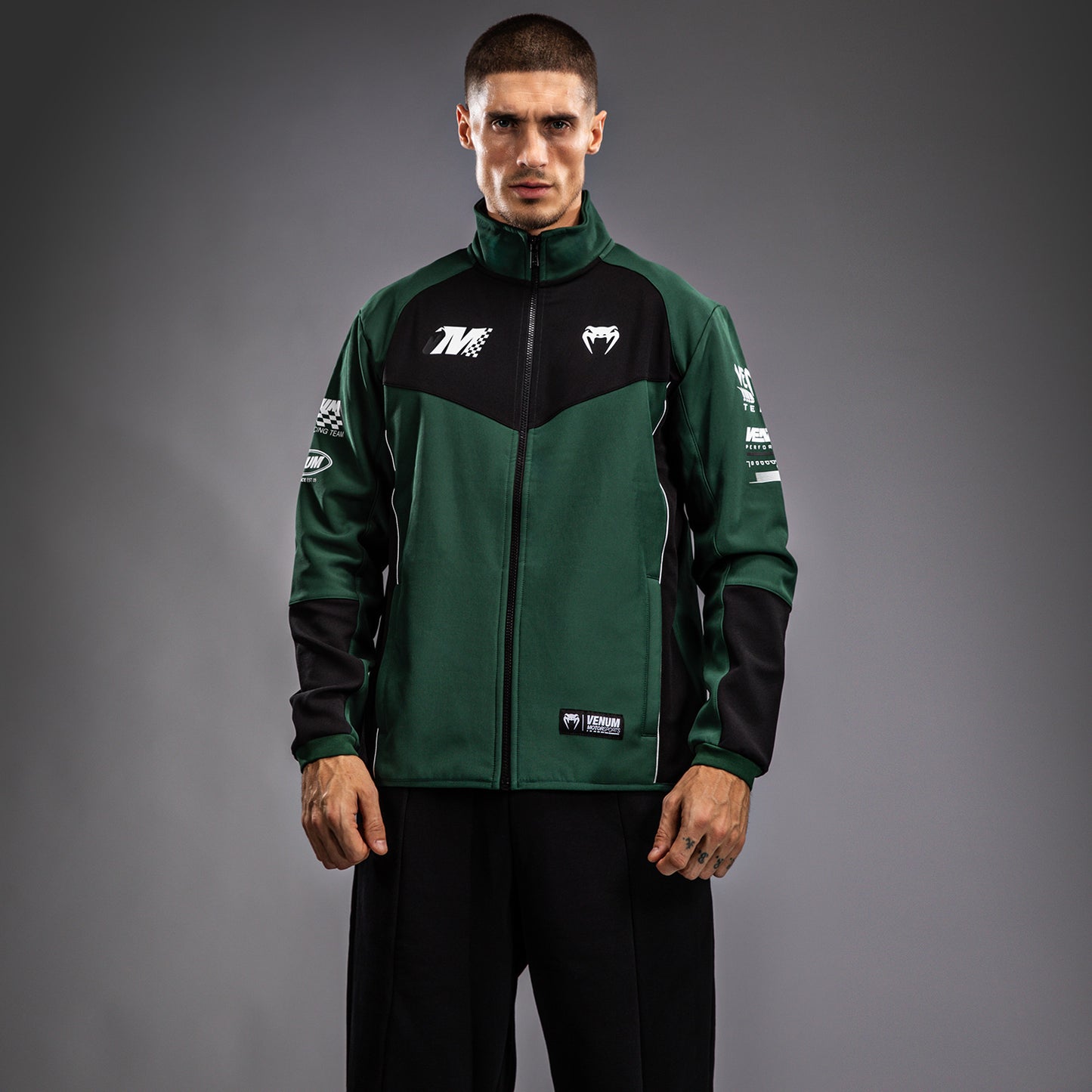 Venum Motorsport Chaqueta Softshell - Bosque Profundo