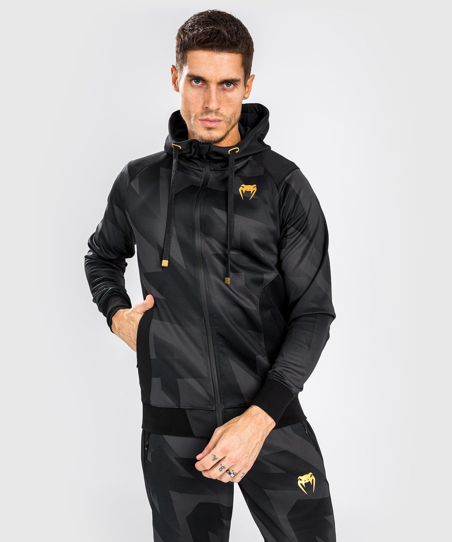 Sudadera con Capucha Venum Razor - Negro/Oro