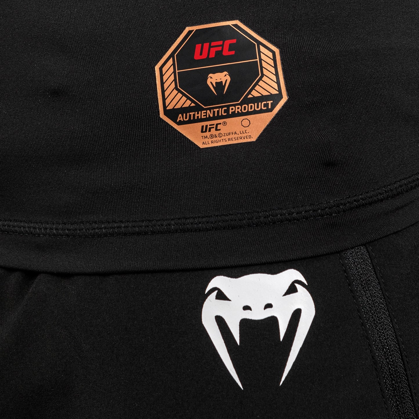 UFC Adrenaline by Venum Fight Week Lycra de manga larga de alto rendimiento para Hombre - Negra