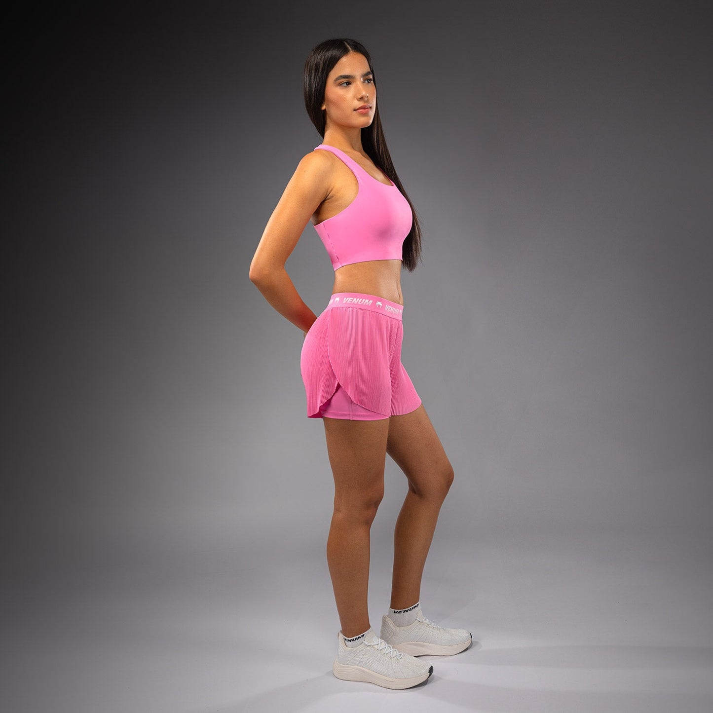 Venum Flowfit Pantalones Cortos de Entrenamiento Mujer - Rosa Caramelo