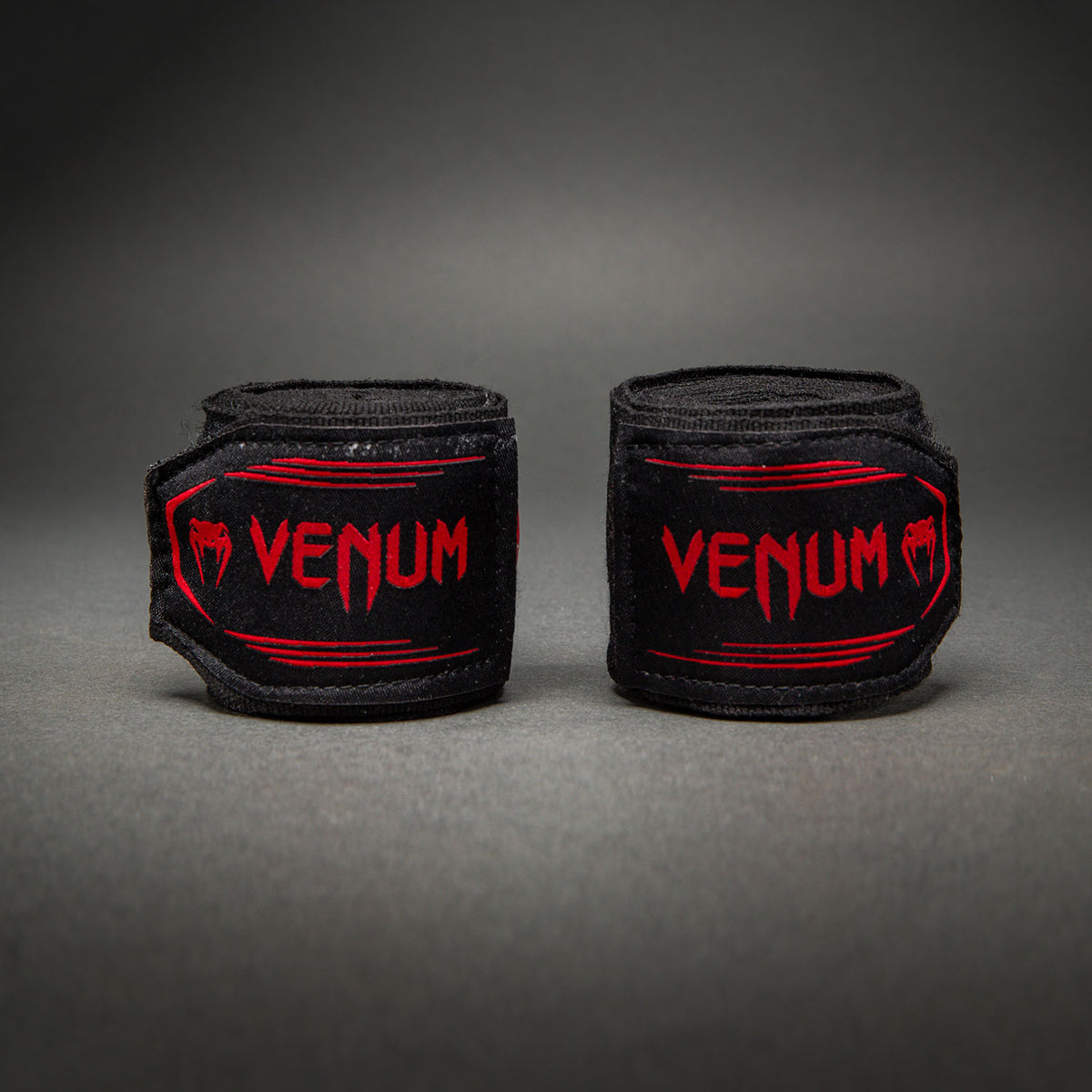 Venum Kontact Evo Boxing Vendas de boxeo - Negro/Rojo