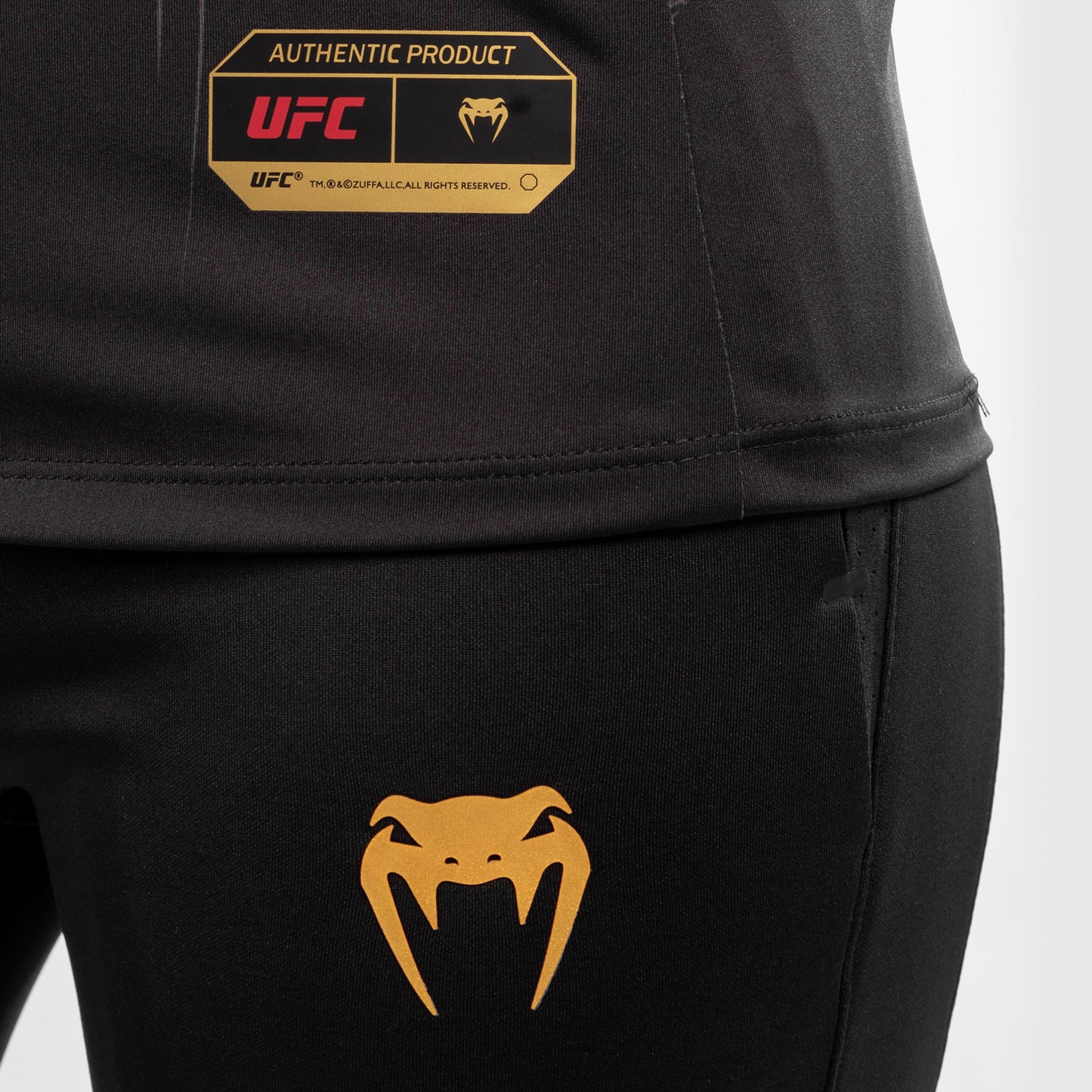Camiseta Técnica Para Mujer Personalizada UFC Venum Authentic Fight Night - Campeón