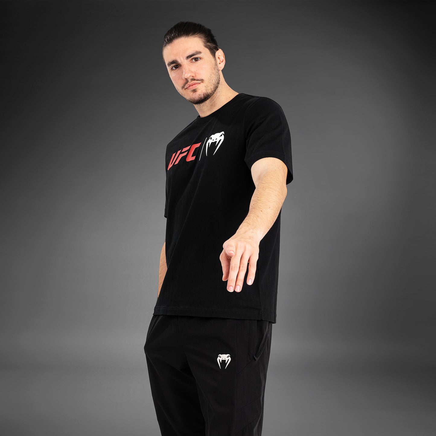 UFC Venum Classic  Camiseta - Negro/Rojo