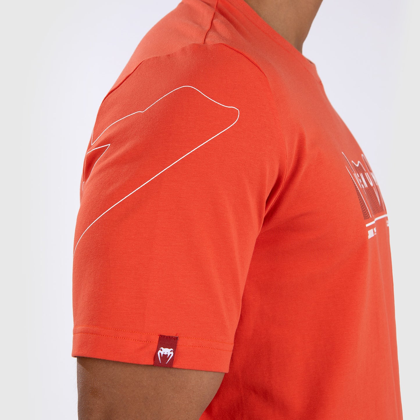 Venum Snake Print Camiseta - Naranja fluo