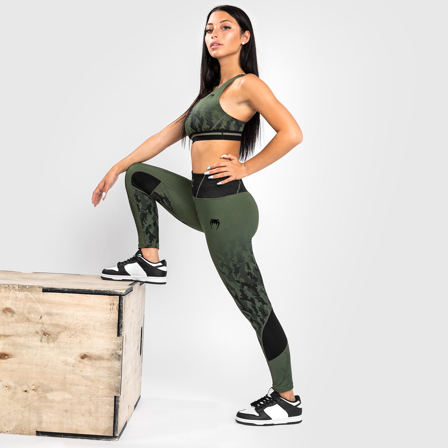 Leggings Para Mujer UFC Venum Authentic Fight Week Performance - Caqui