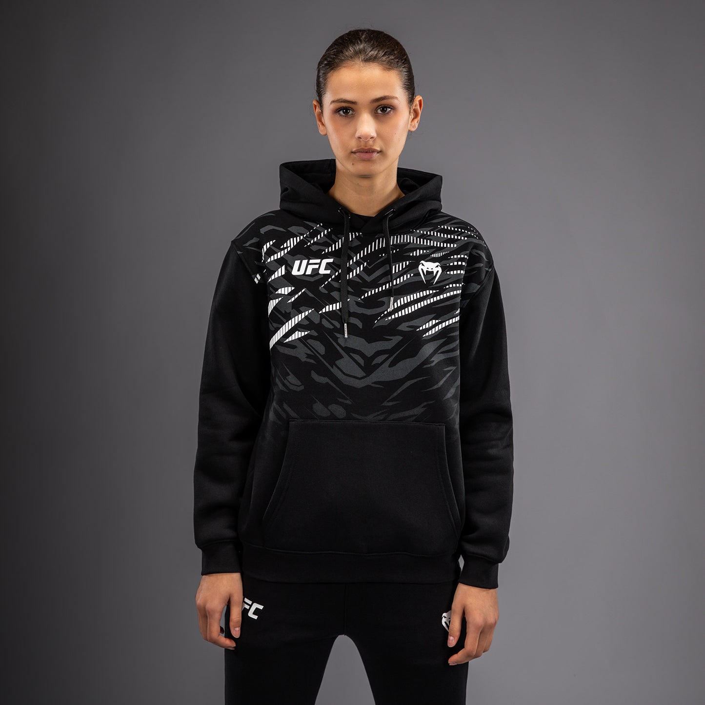 UFC Fusion by Venum Replica Sudadera con Capucha para Mujer - Negro