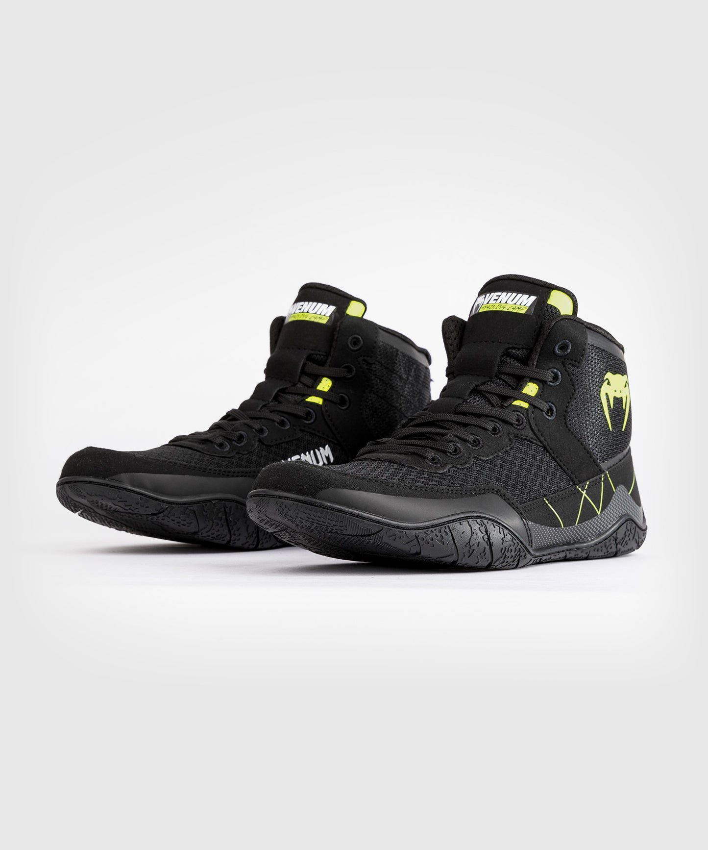 Venum Training Camp 4.0 Zapatillas de lucha Elite - Negro/Verde neón