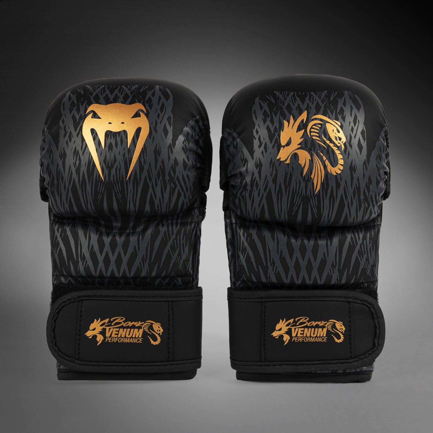 Venum x Chimaev Guantes de Sparring  - Negro/Dorado
