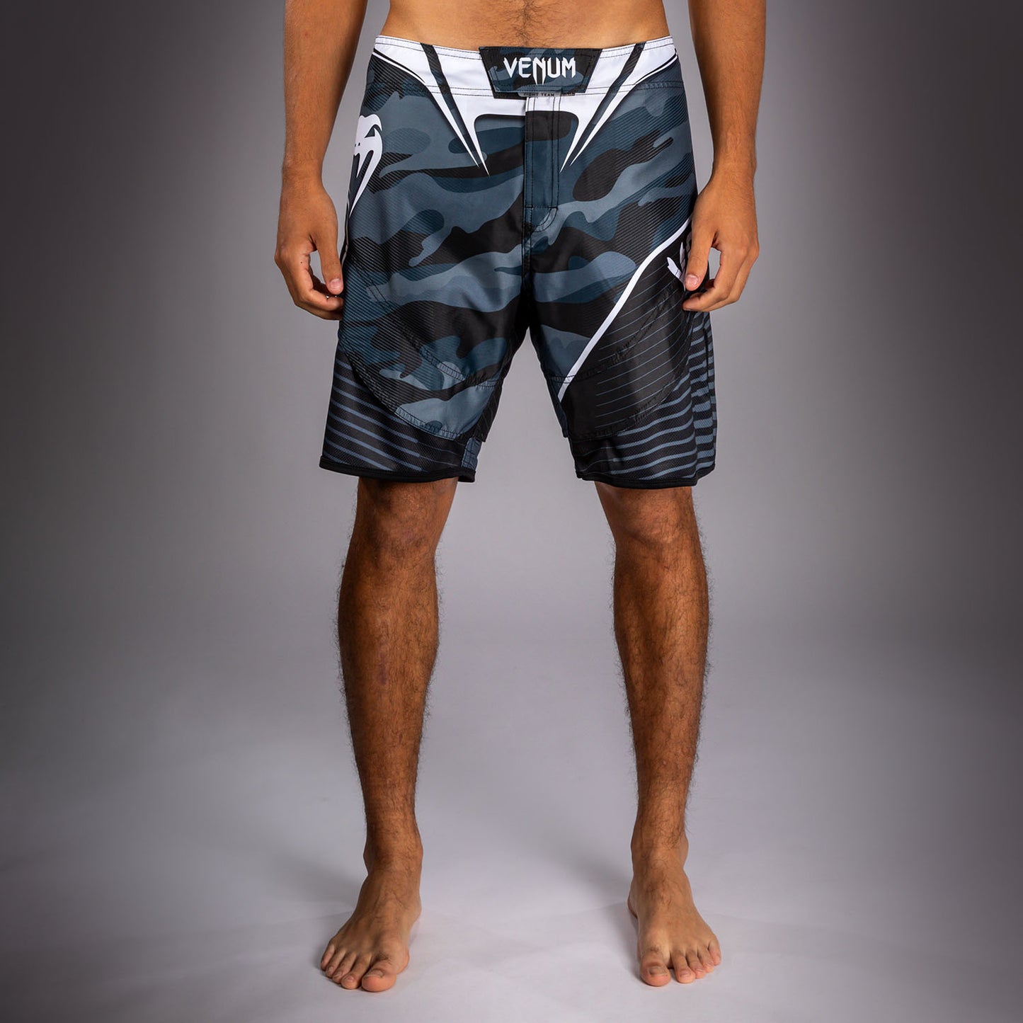 Venum Camo Hero Short de Combate - Azul Marino Oscuro/Azul