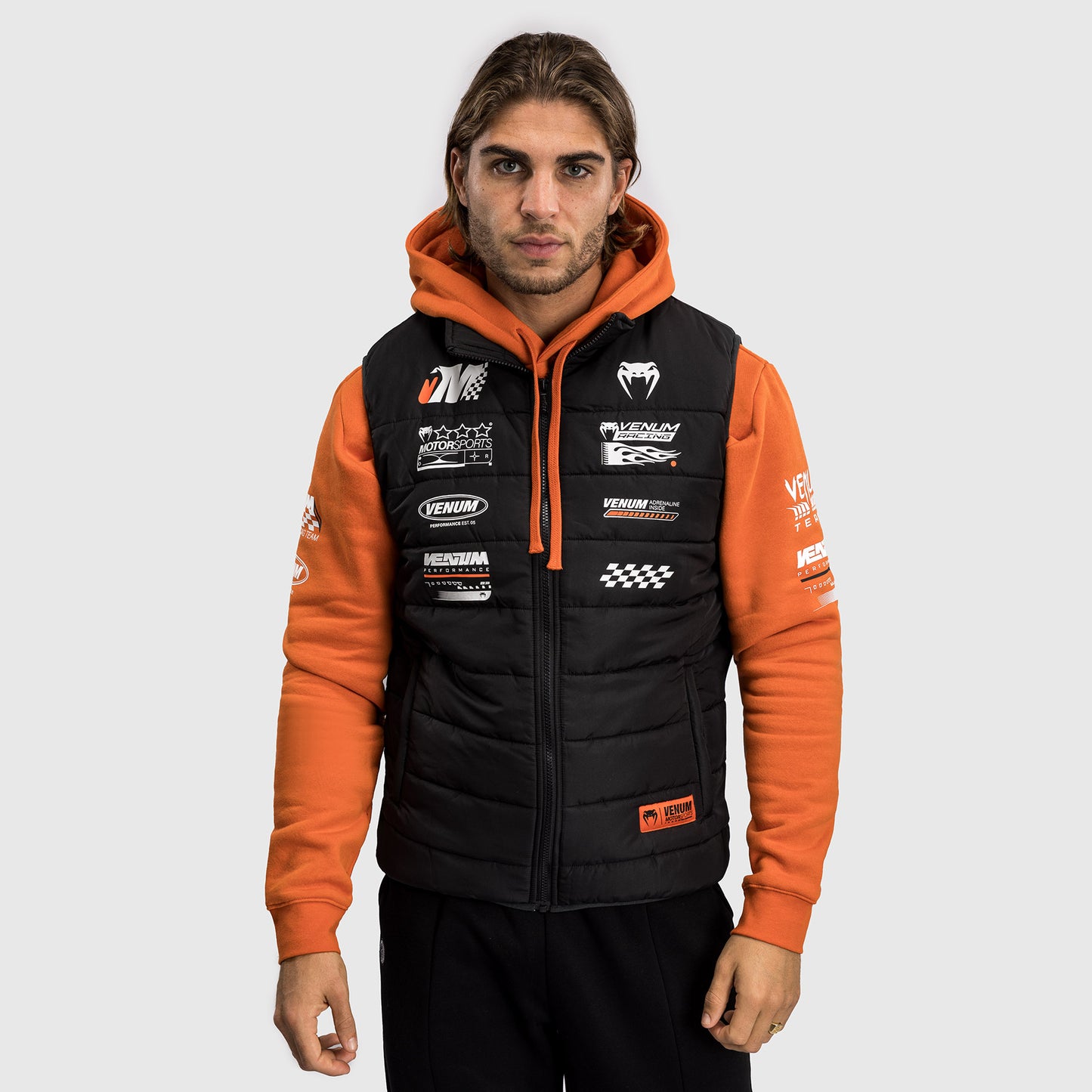 Venum Motorsport Chaqueta Acolchada - Negro Profundo