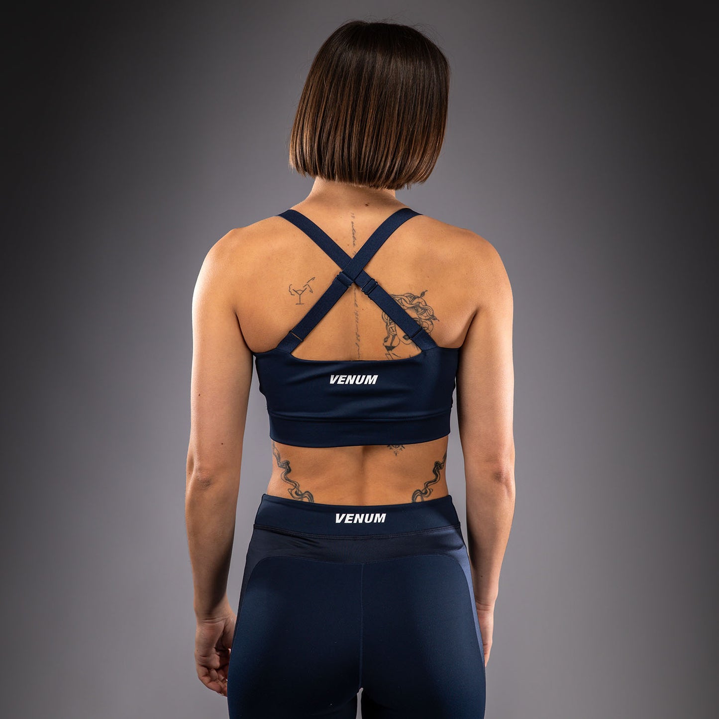 Venum Sculpt Shape Sujetador Deportivo Para Mujer - Azul Marino