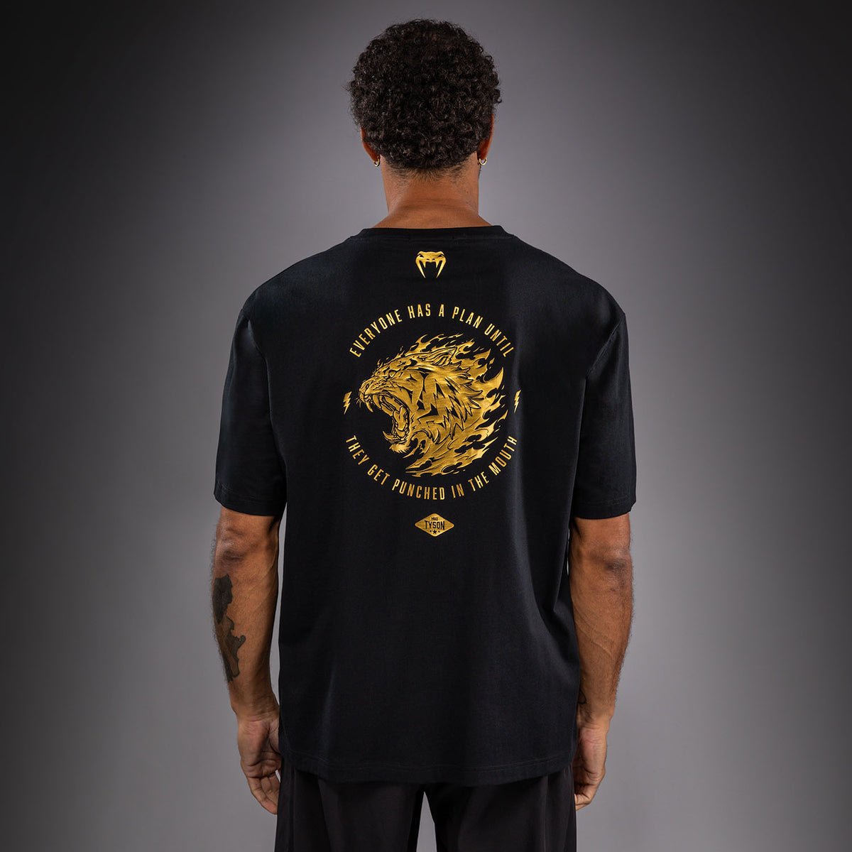 Venum x Mike Tyson Tiger Camiseta Tiger - Negro/Oro
