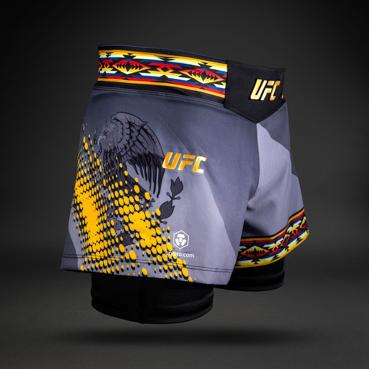 UFC Unrivaled by Venum Julianna Peña Short Fit Fight Short para mujer - Negro
