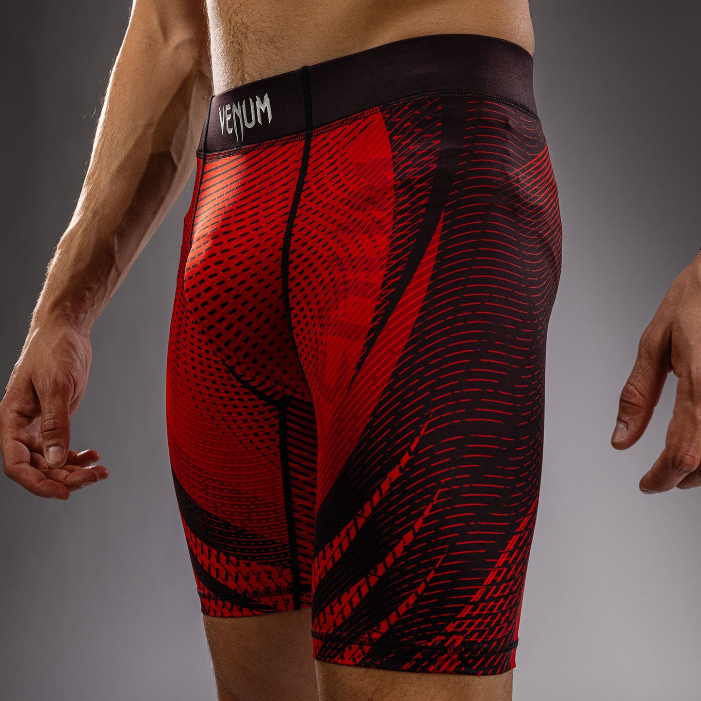 Venum Galactic 3.0 Pantalón Corto de Compresión - Rojo/Plata