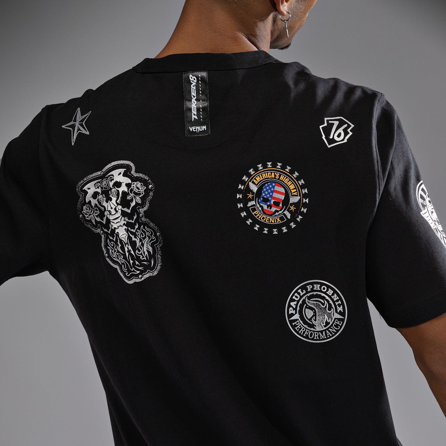 Venum x TEKKEN 8 - Paul Phoenix Camiseta - Negra