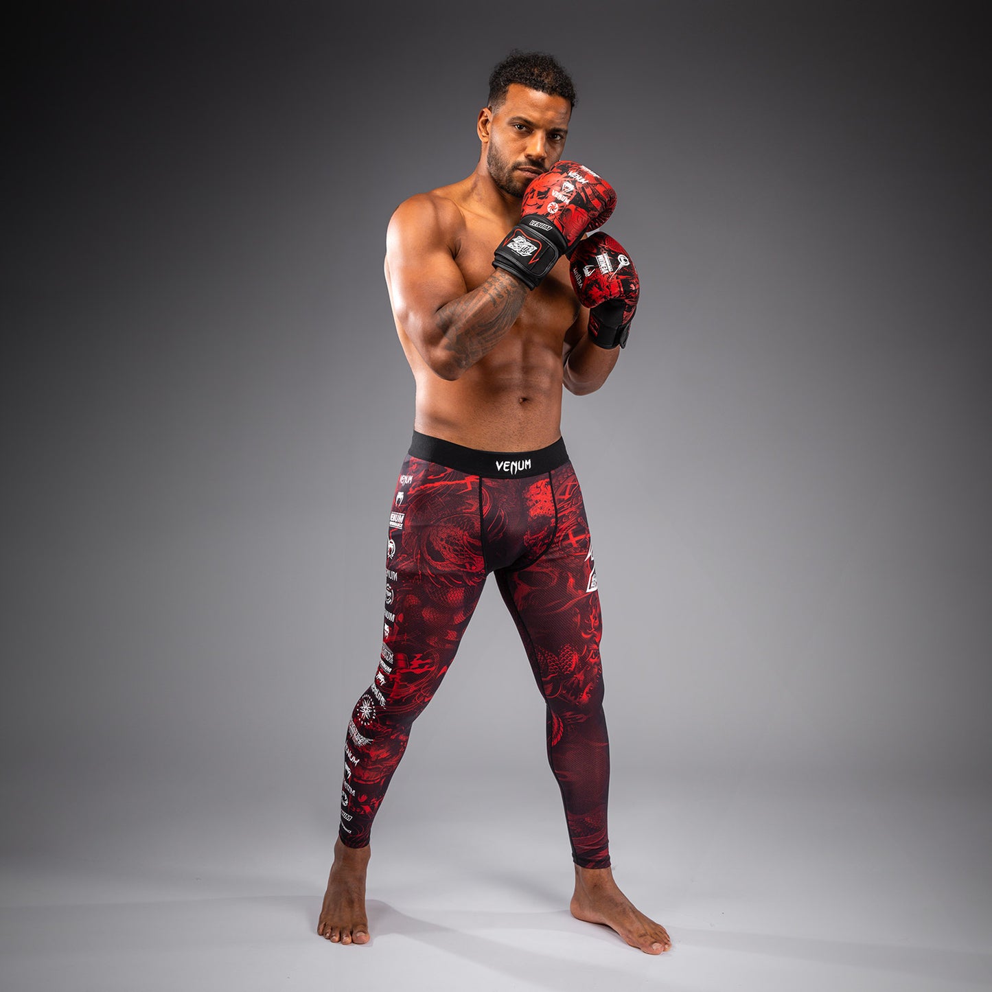 Venum 20th Anniversary Spats - Negro/Rojo