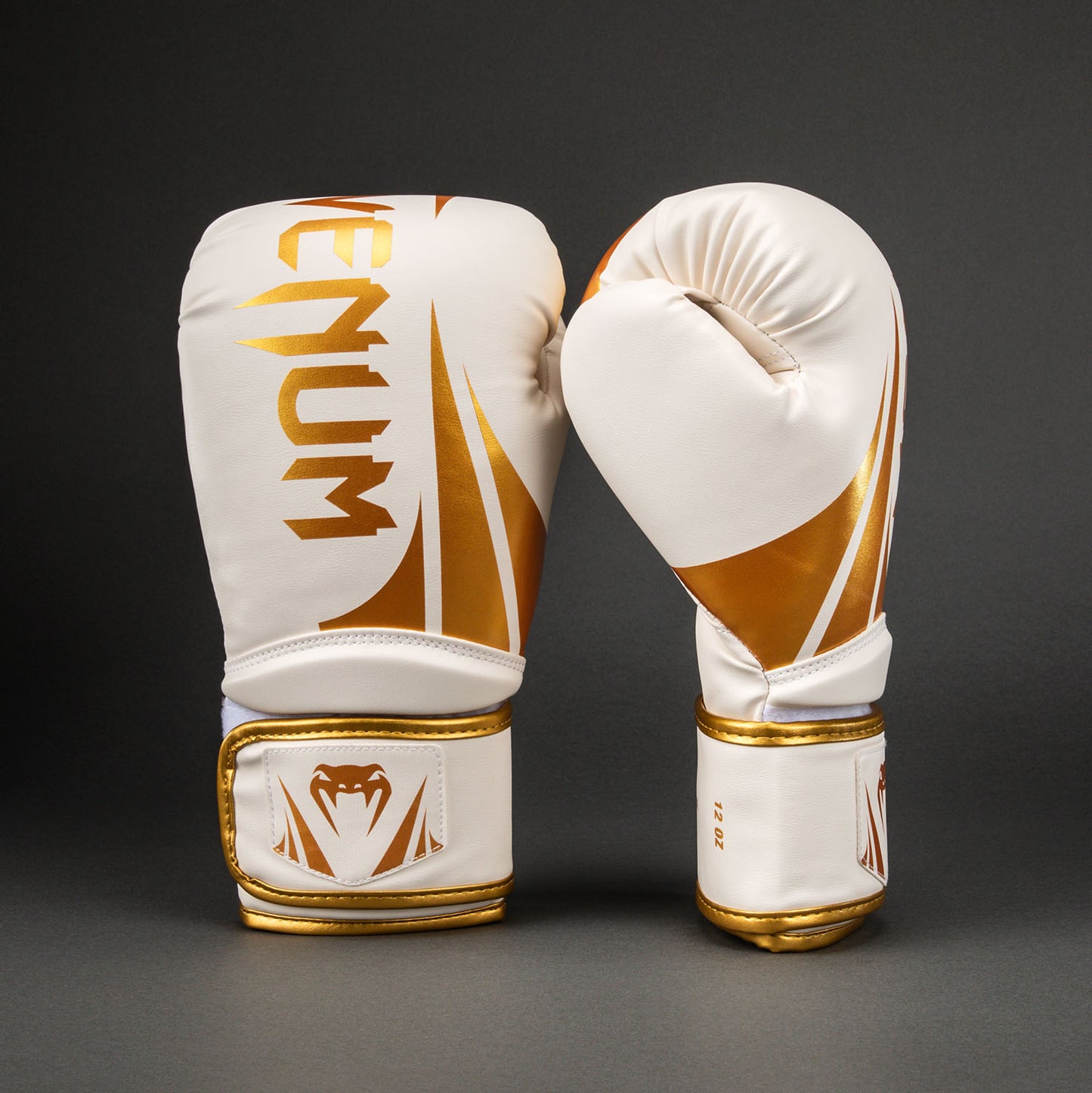 Venum Challenger 2.5 Guantes de Boxeo – Blanco/Dorado