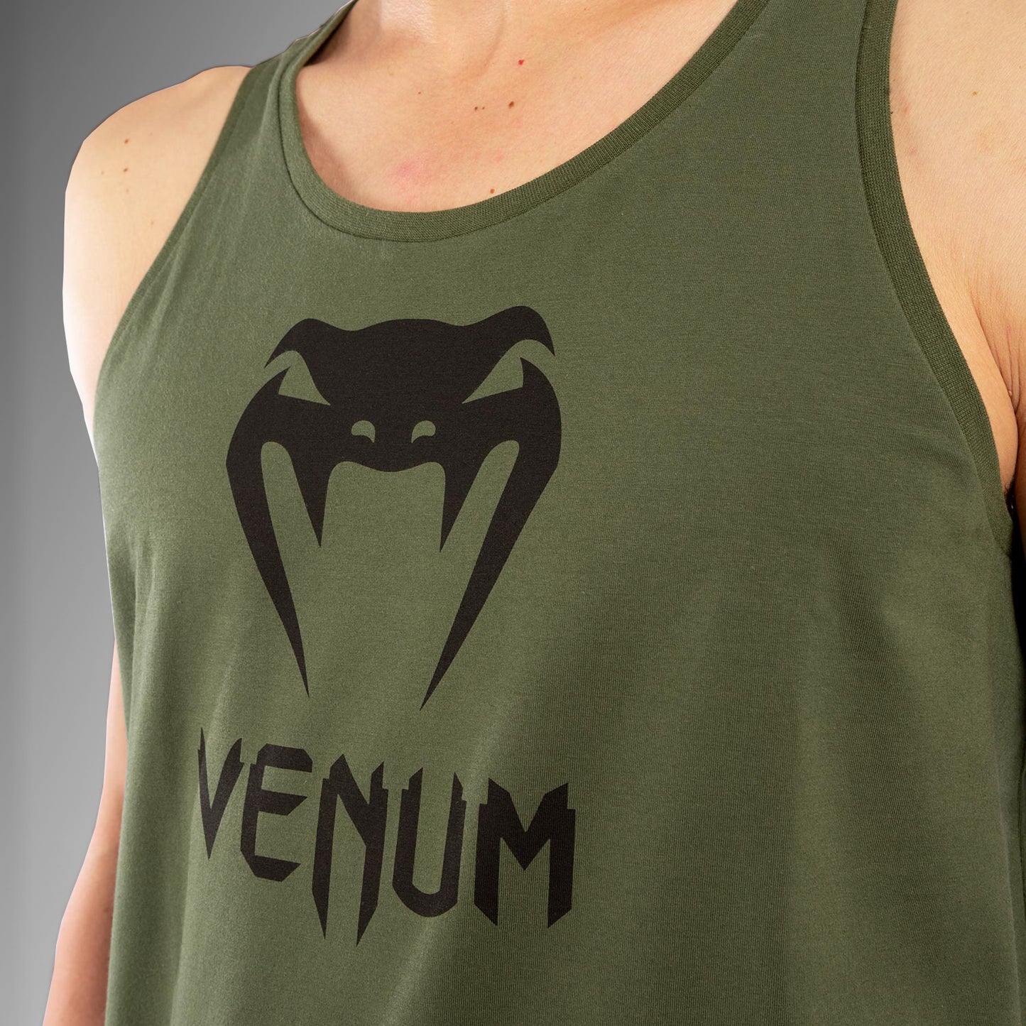 Camiseta sin mangas Venum Classic - Caqui