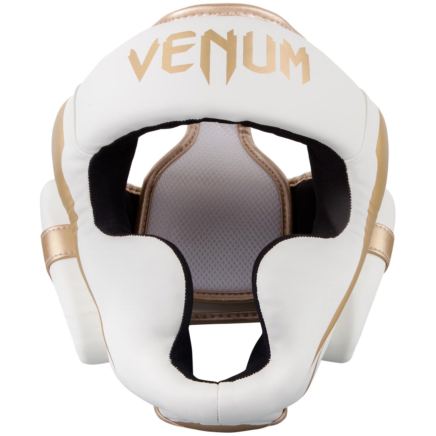 Casco Venum Elite - Blanco/Oro