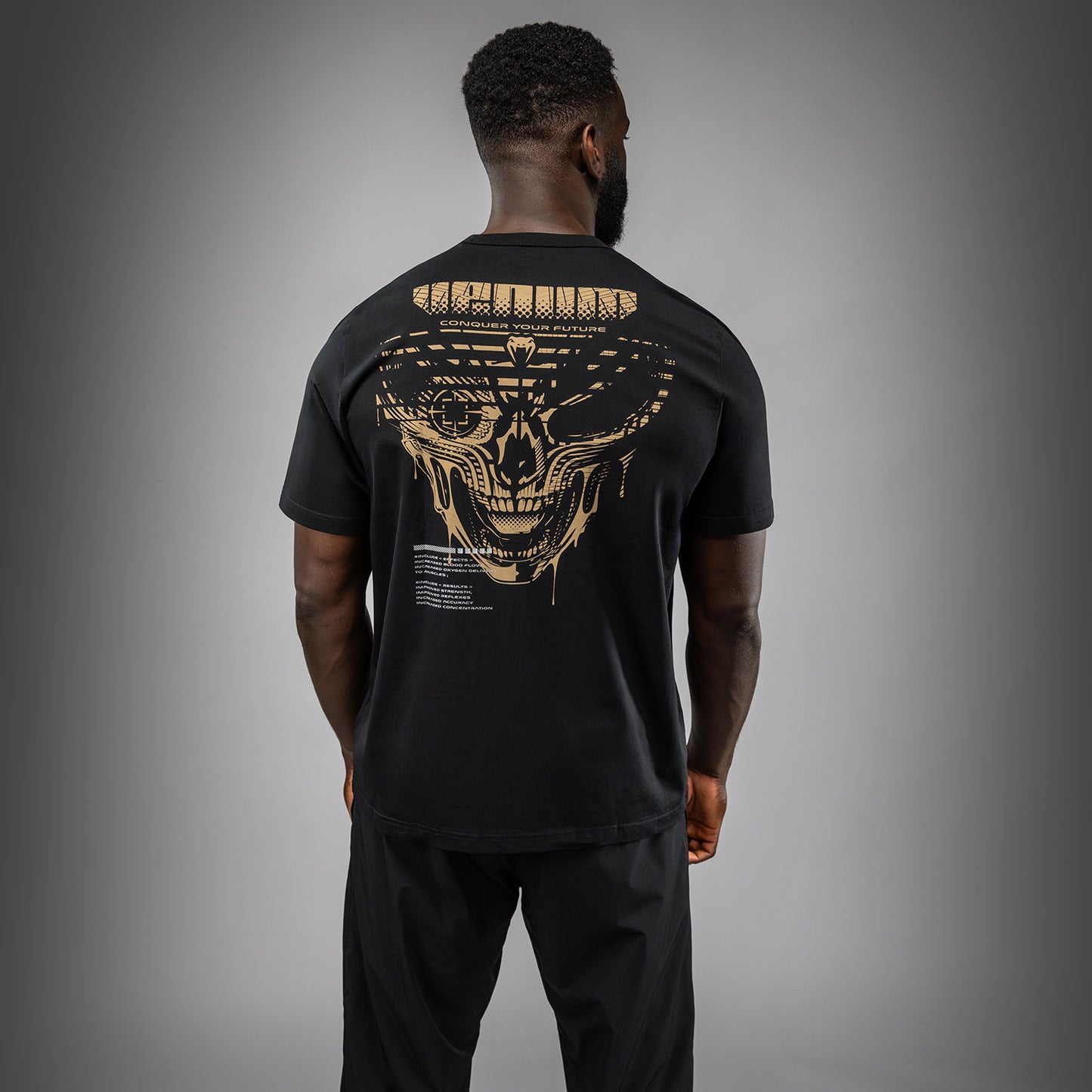 Venum Invader Camiseta - Negro/Sand