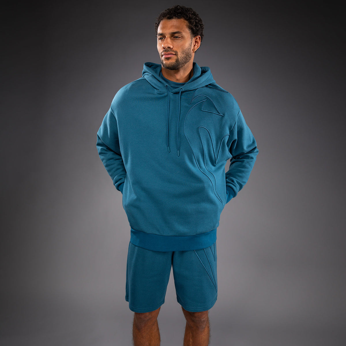 Venum Giant 3D Sudadera con Capucha - Azul Océano
