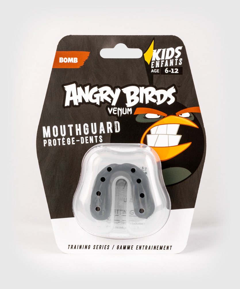 Protector Bucal Venum Angry Birds - Para Niños - Negro