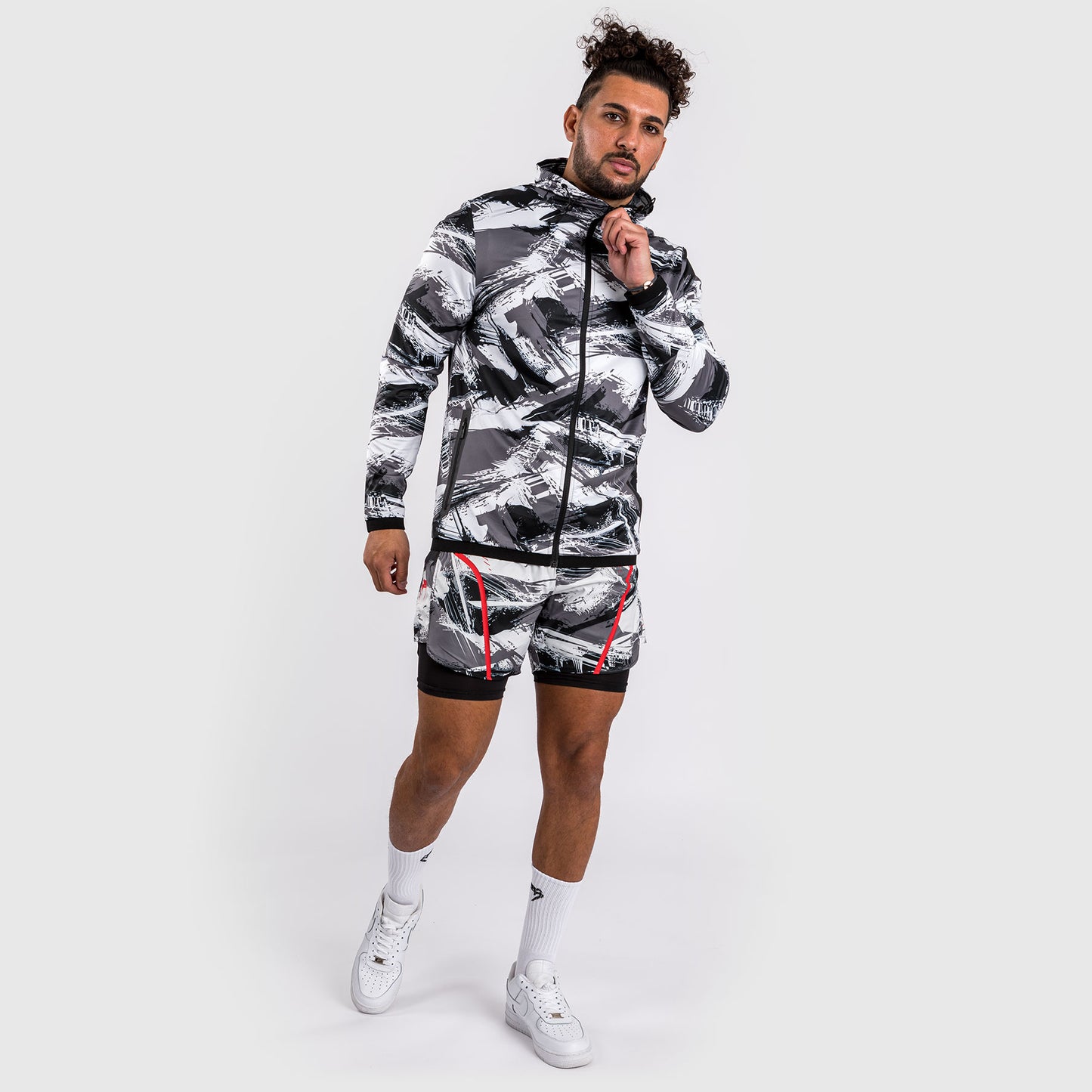 Venum Electron 3.0 Sudadera con capucha - Gris/Rojo