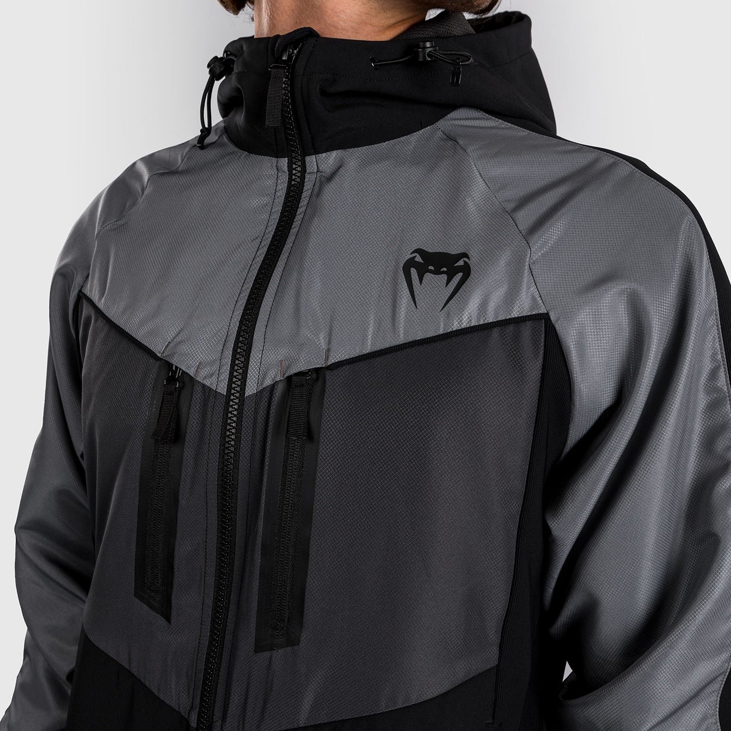 Venum Laser 3.0  Track Jacket - Negro/Gris