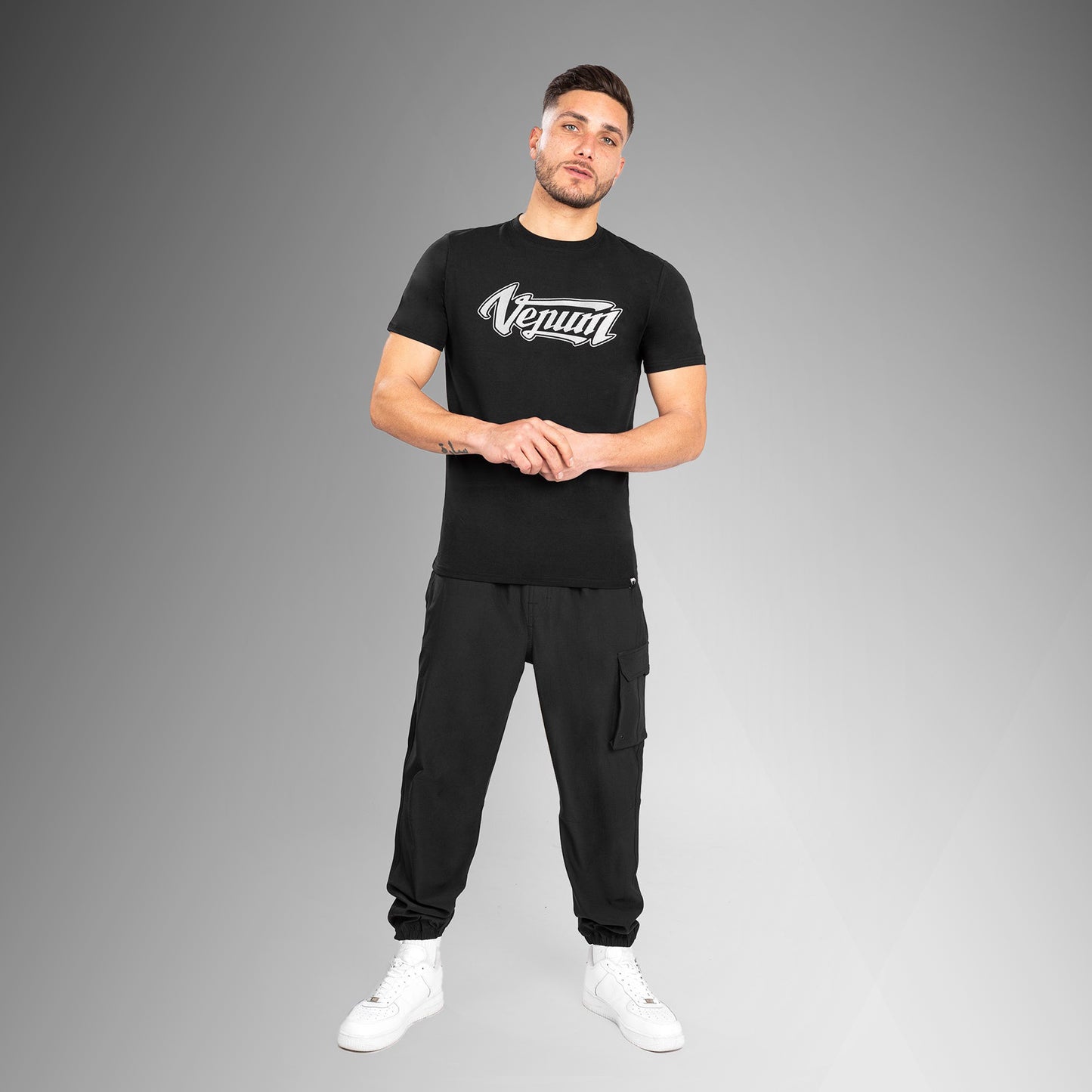 Camiseta ajustado Venum Absolute 2.0 - Negro/Plata