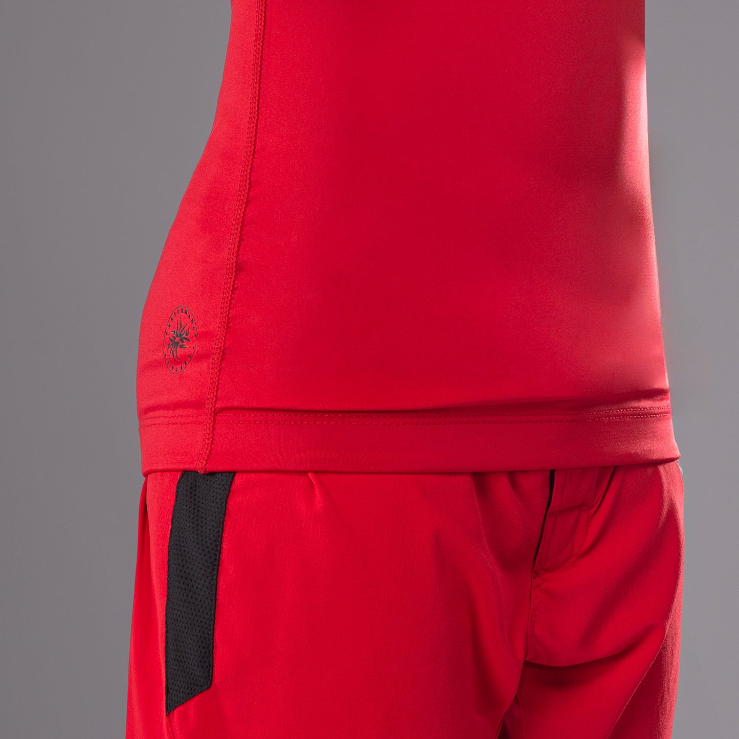 Venum Contender Rashguards de Mangas Largas para Niños - Rojo Cereza