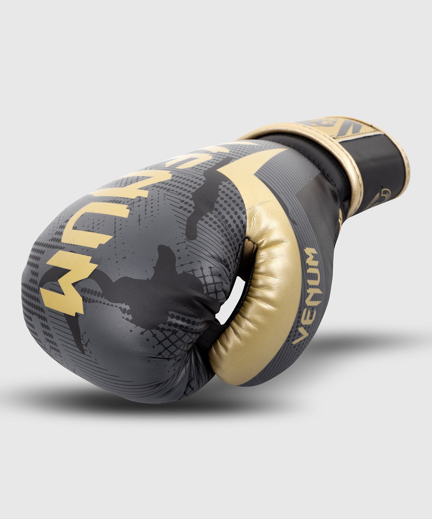 Guantes de boxeo Venum Elite - Camo/Oro