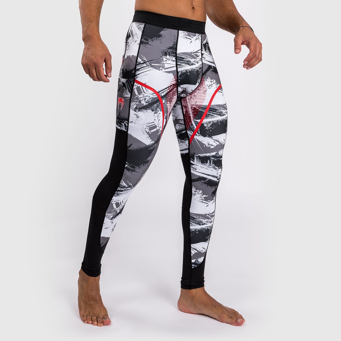 Venum Electron 3.0 Pantalones de compresión - Gris/Rojo