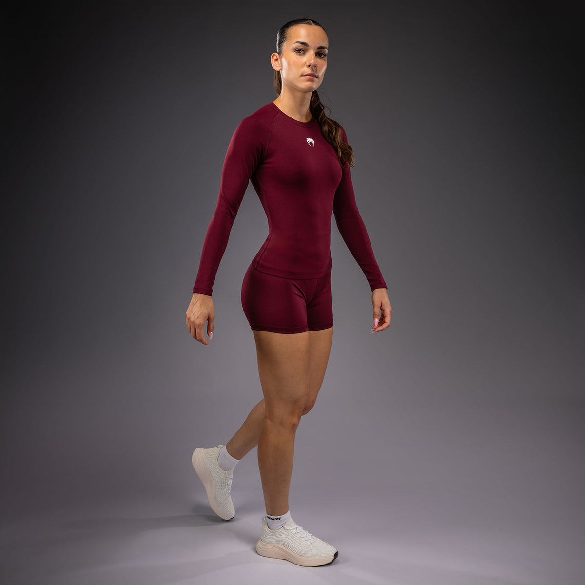 Venum Aero XT Rashguard de Manga Larga - Ciruela