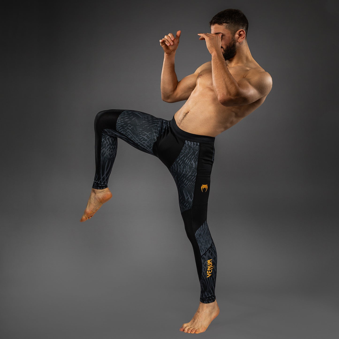 Venum x Chimaev Spats  - Negro/Gris