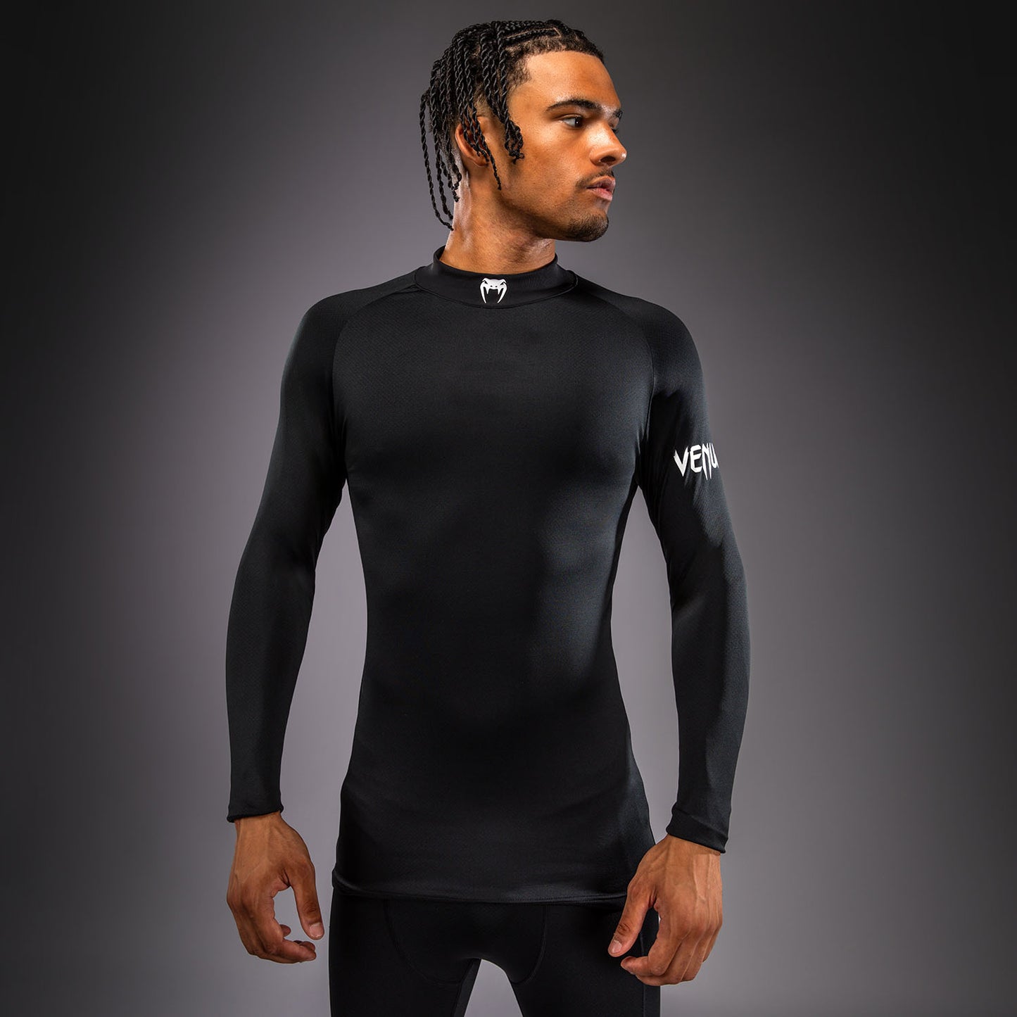 Venum MX Basics Camiseta de manga larga - Negro/Blanco